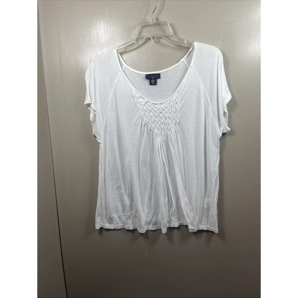 Apostrophe Petite White Women Top Size XLP‎